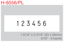 H-6556PL - H-6556PL Heavy Duty Self-Inking Numberer with Plate