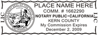 CA-NOT-1 - California Notary Stamp