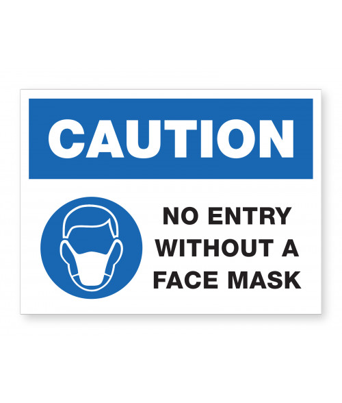 PMMASK - SAFETY AWARENESS SIGN WEAR A MASK